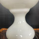 Lampe champignon Space Age en verre opalin blanc