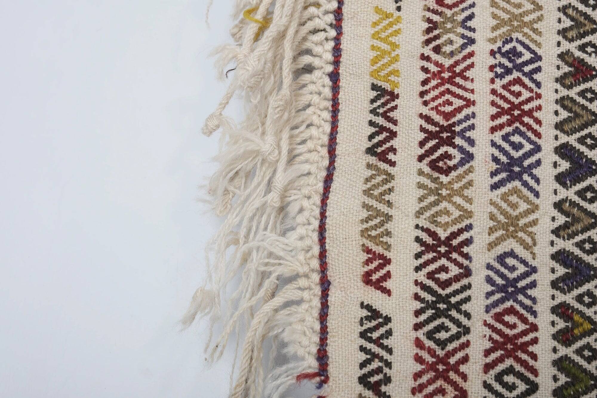 Vintage Turkish kilim handwoven 155x362 cm