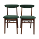 Vintage green Dining Chairs from Rajmund Halas, 1970s, Set of 2