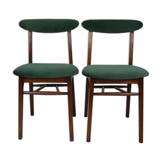 Chaises à manger vertes vintage de Rajmund Halas, années 1970, Ensemble de 2