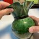 Vase pichet Cerenne Vallauris vert