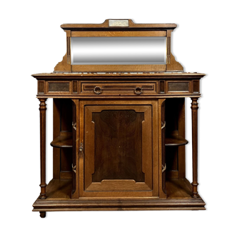 Louis XVI style buffet in oak and mahogany around 1850