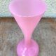 Former opaline rose col corolle vintage 70s vase