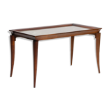 Art Deco mahogany coffee table by Baptistin Spade - France - circa 1930.