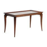 Table basse Art déco en acajou de Baptistin Spade - France - circa 1930.