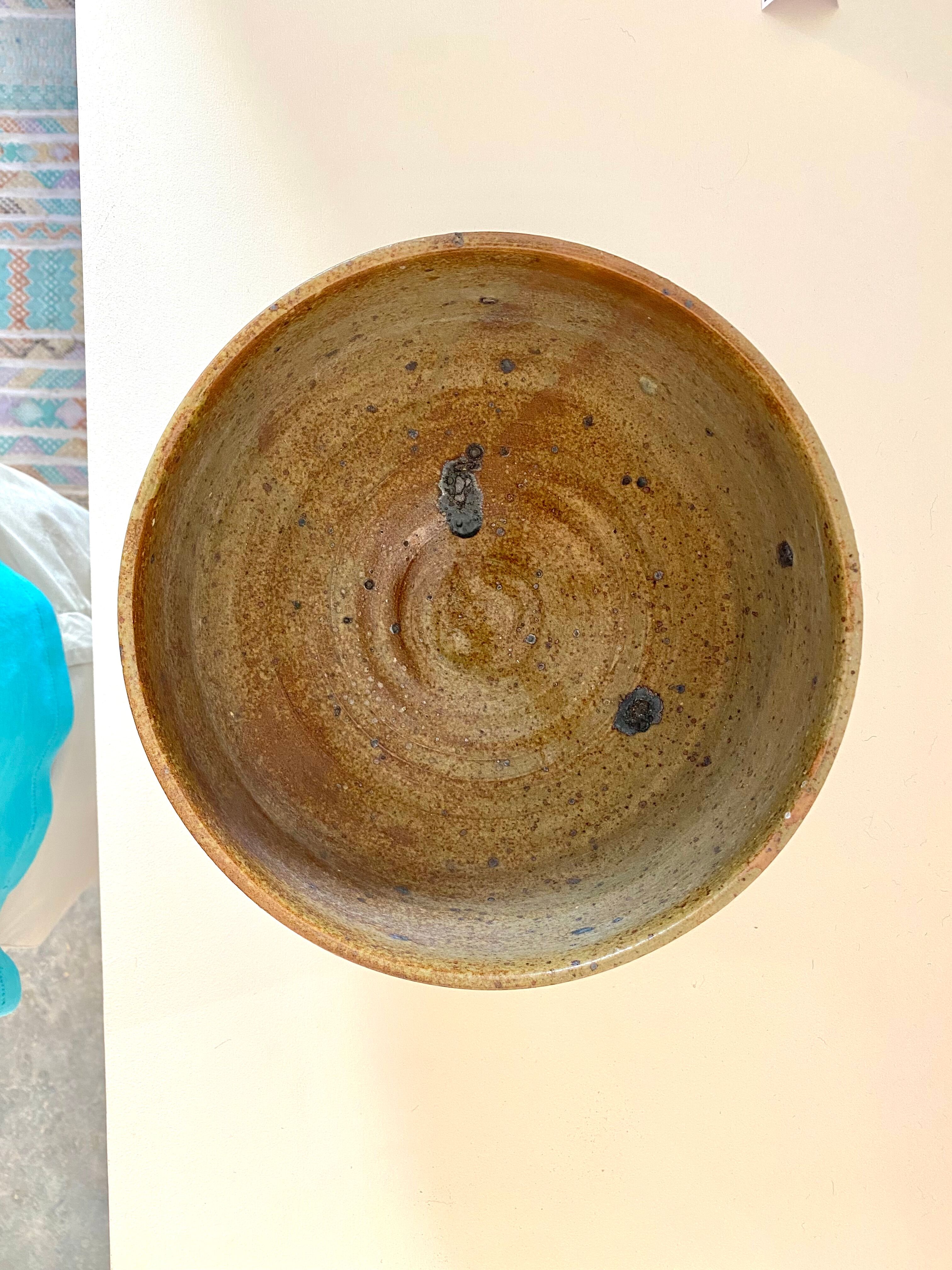 Pyrite sandstone bowl