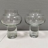 Two crystal glass vases from Polish Krosno glass