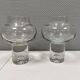 Two crystal glass vases from Polish Krosno glass