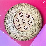 Bohemian wicker basket
