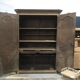 Large stripped oak wardrobe