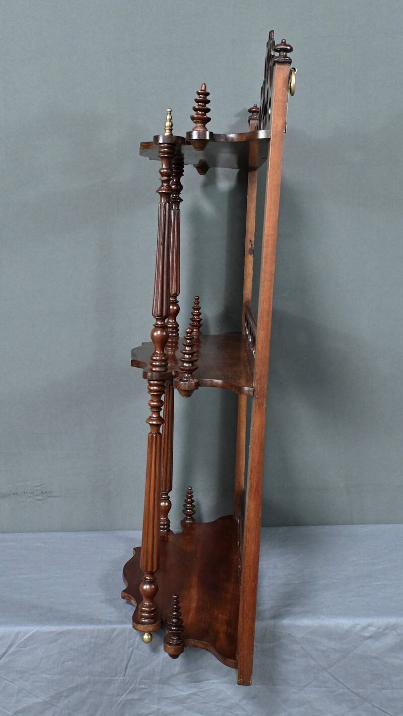 Mahogany Wall Shelf, Louis-Philippe Period – Mid-19th Century