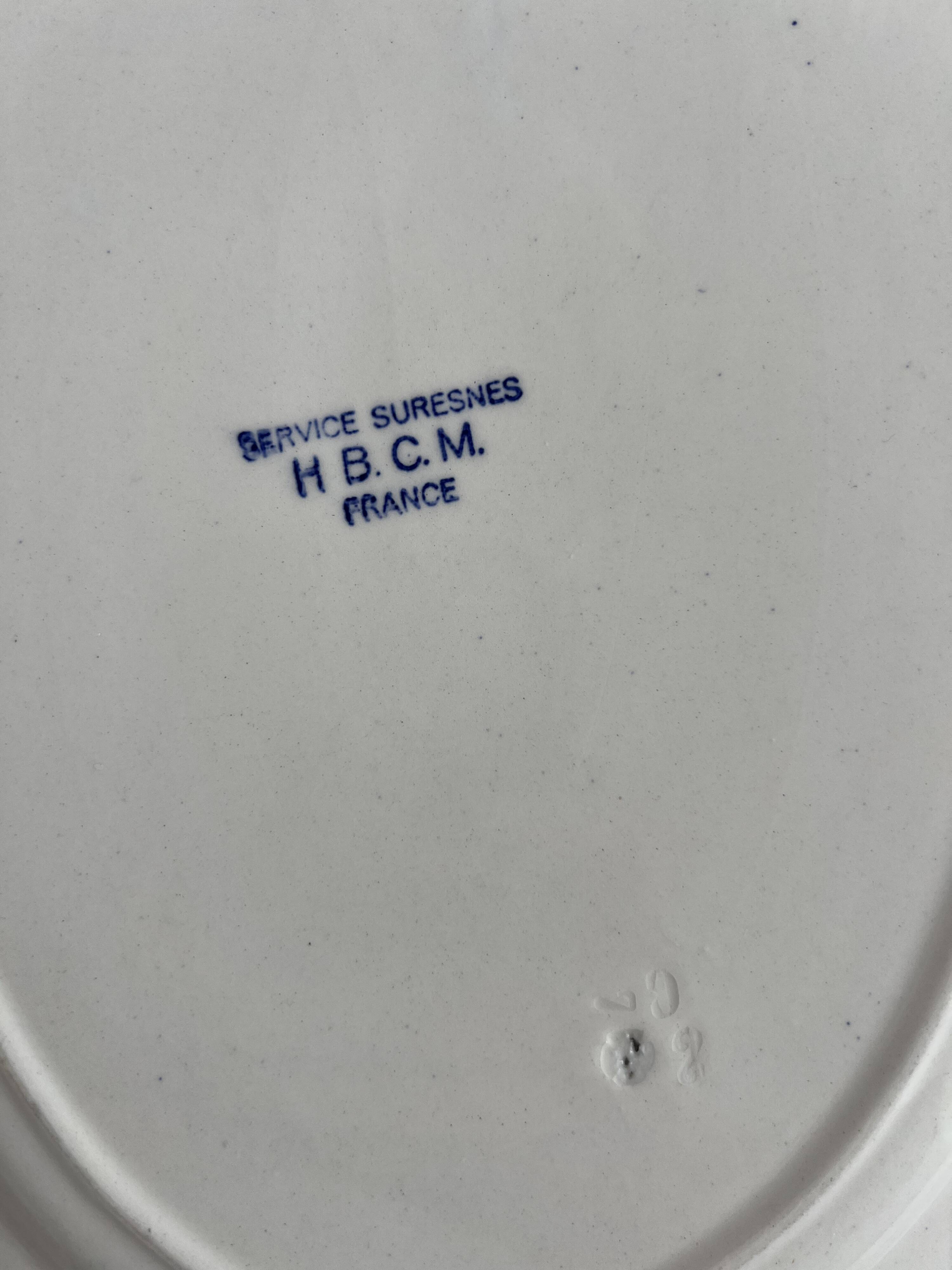 Large presentation plate HBCM France Terre de Fer