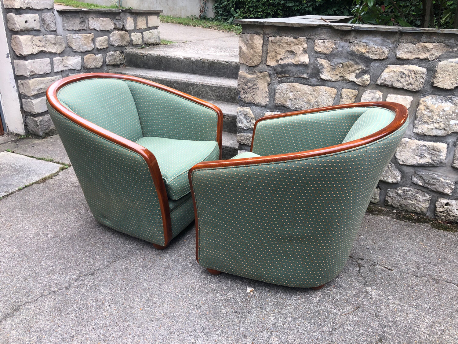 Pair of vintage armchairs