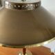 Rare Vintage Brass And Teak Table Lamp Borden's Boras Model 8445, 1940's