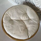 Rattan pouf