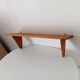Vintage wooden wall shelf