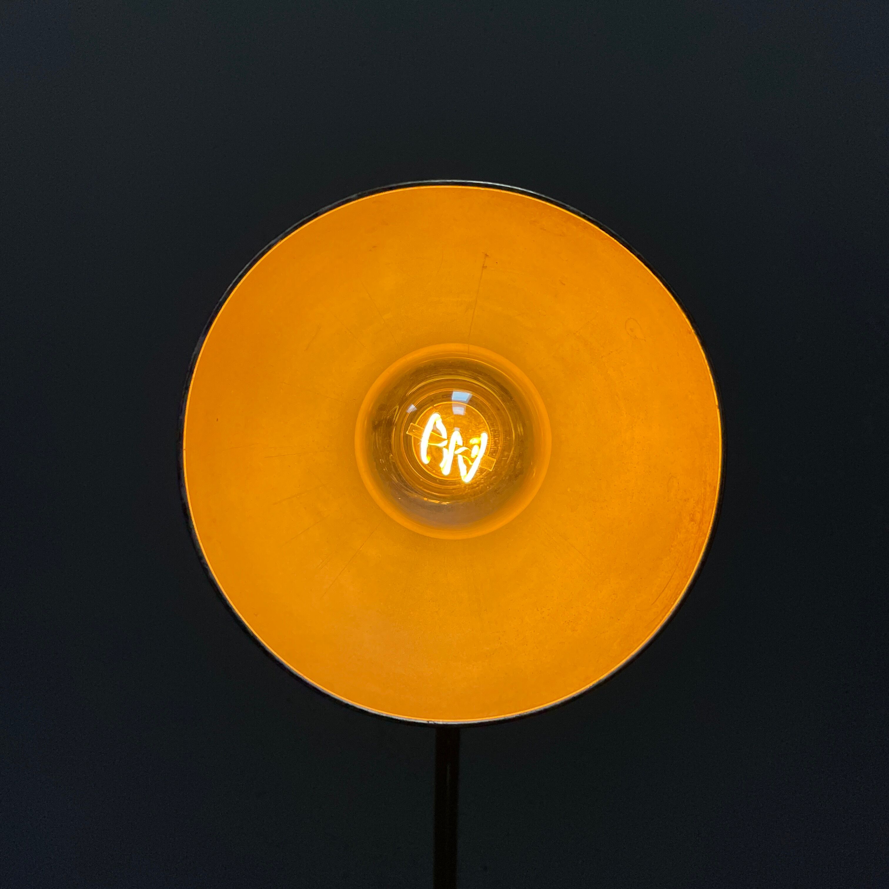 Dark green Kandem Bauhaus desk lamp model 1087 from the 1930s