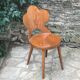 Suite de 6 chaises Baumann signées modèle Trèfle