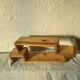 Pair wooden wall shelves 1970
