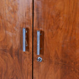 Walnut Bauhaus Wardrobe Made in Czechia by Robert Slezak, 1930-1939
