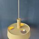 Large vintage beige suspension by Louis Kalff