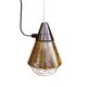 Industrial hanging lamp, heating, Narva Leuchen, Germany, 1970s.