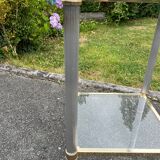 Vintage pedestal table or end table, 70s