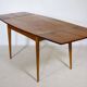 Double-extendable vintage mid-century teak dining table, 1960s