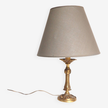 Bronze foot lamp