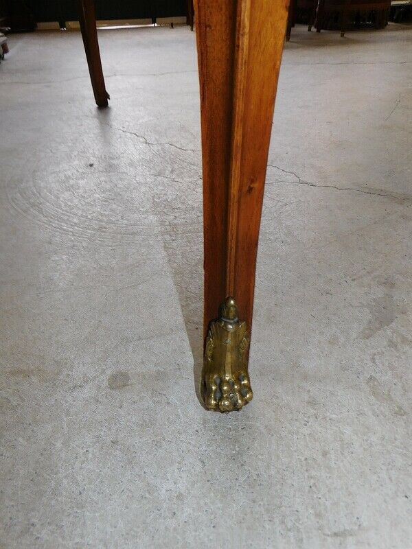 Table de milieu gueridon console plateau marbre du xix ème siecle