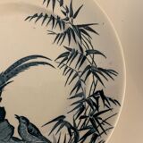 4 Japanese Longwy flat plates