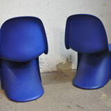 Pair of chairs S Panton re-edition Vitra 2000