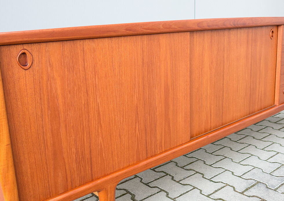 Danish Organic Teak Sideboard Design Hp Hansen 60s 70s