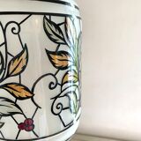 Vintage stained glass style pendant lamp