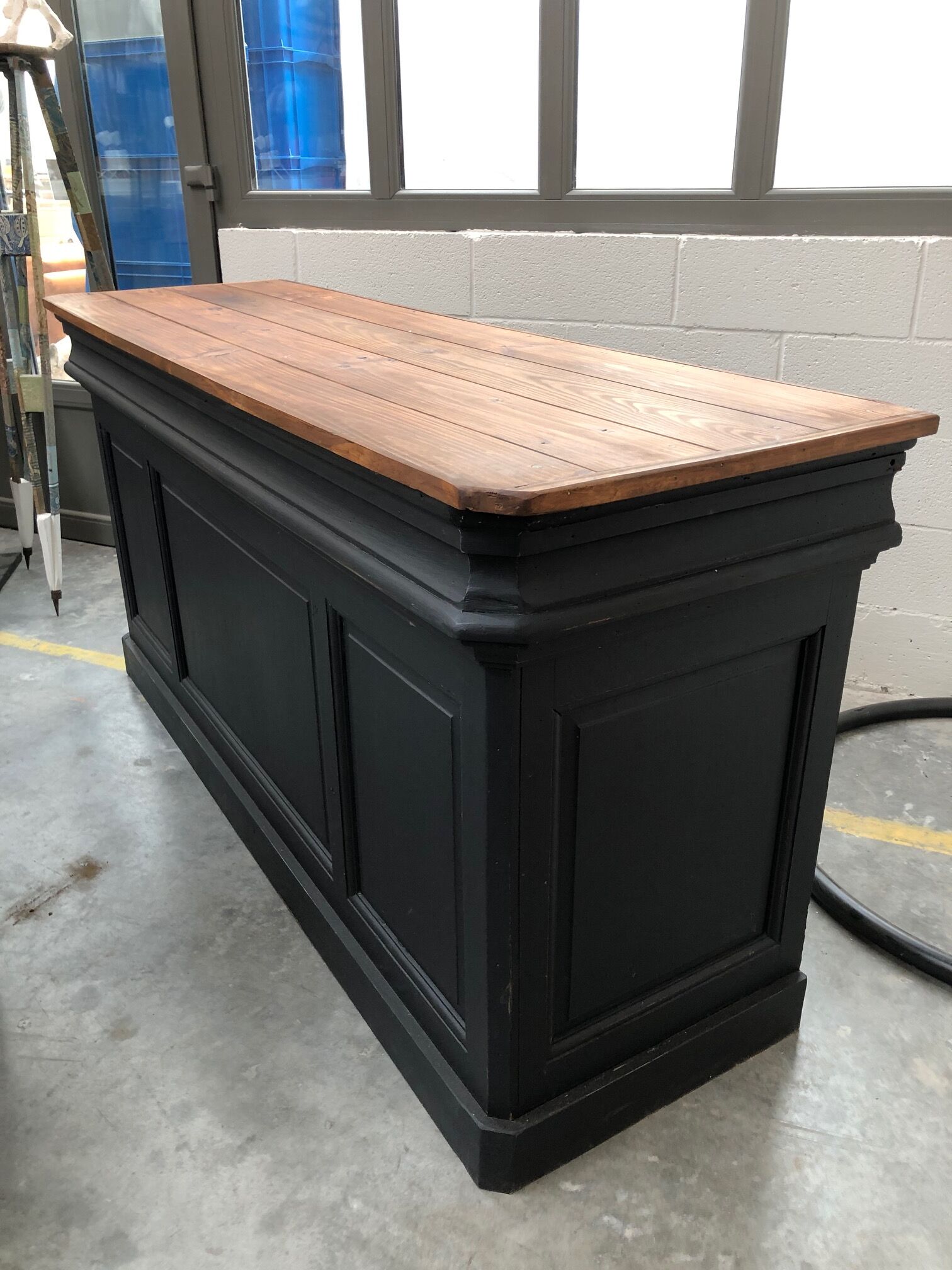Old patinated counter