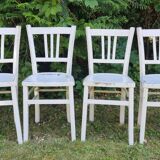 4 Brasserie bistro chairs bentwood bistro chair shabby chic baumann wood