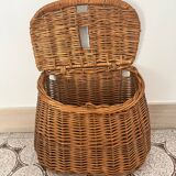 Wicker bicycle basket - vintage
