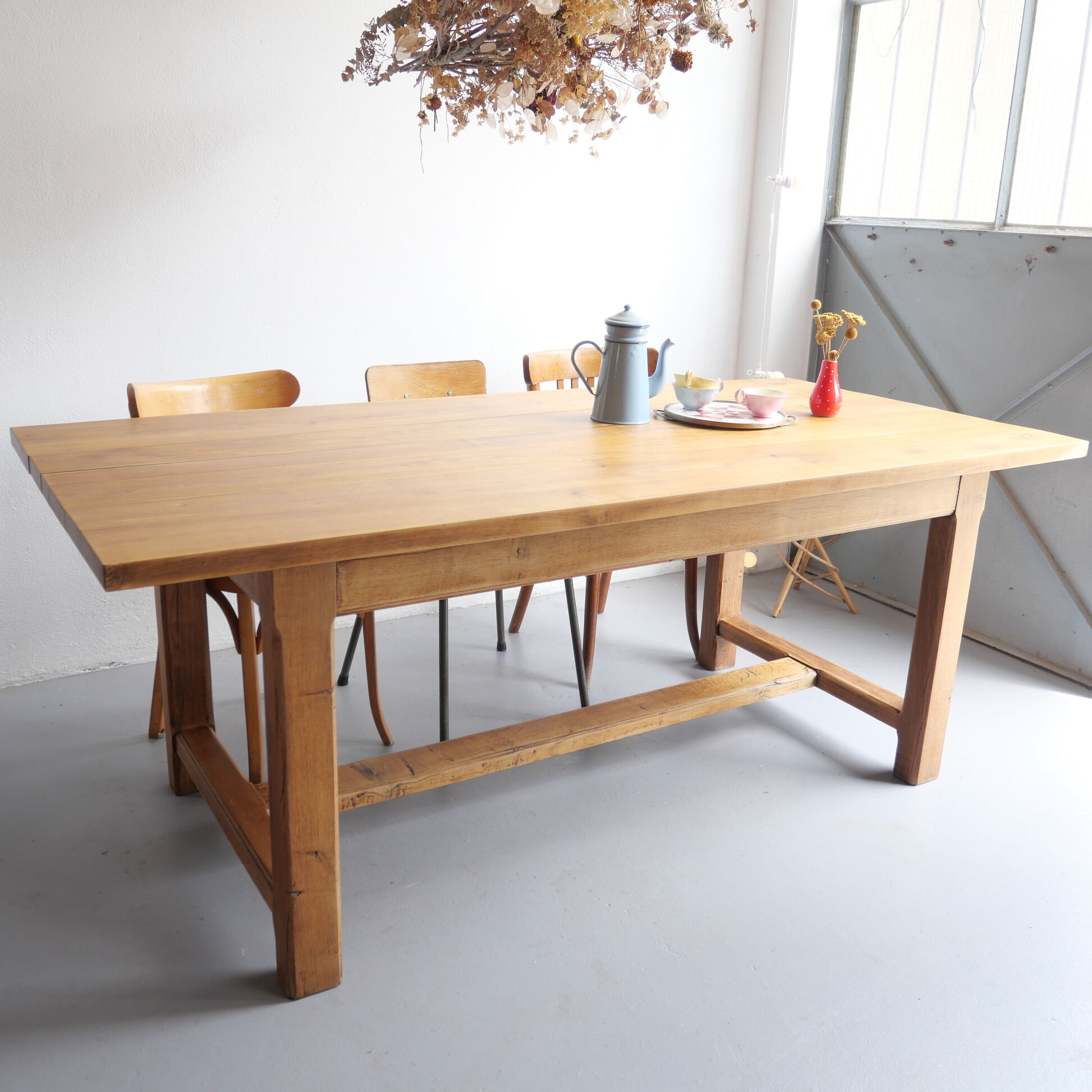 Renovated old farmhouse table