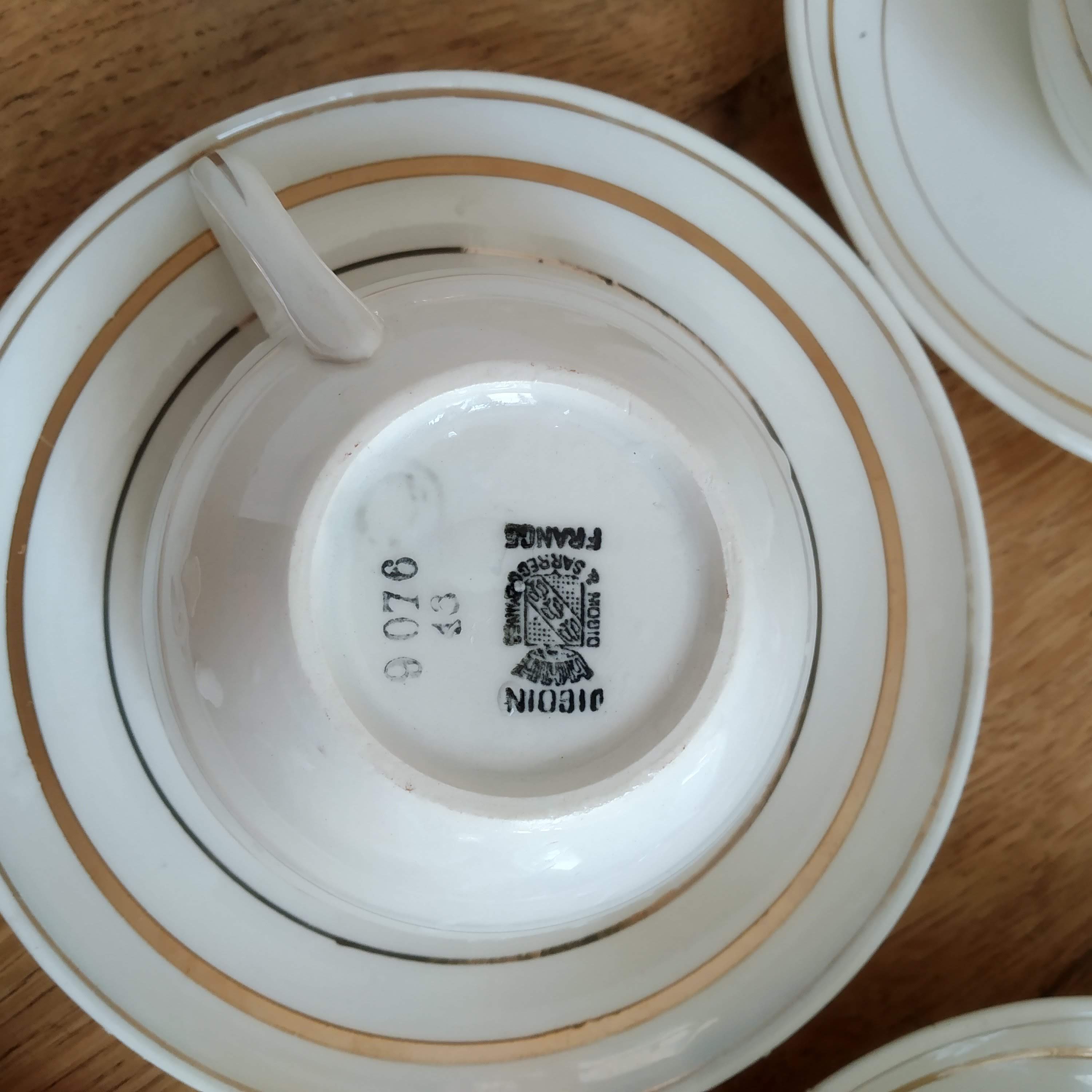 Coffee service Digoin Sarreguemines