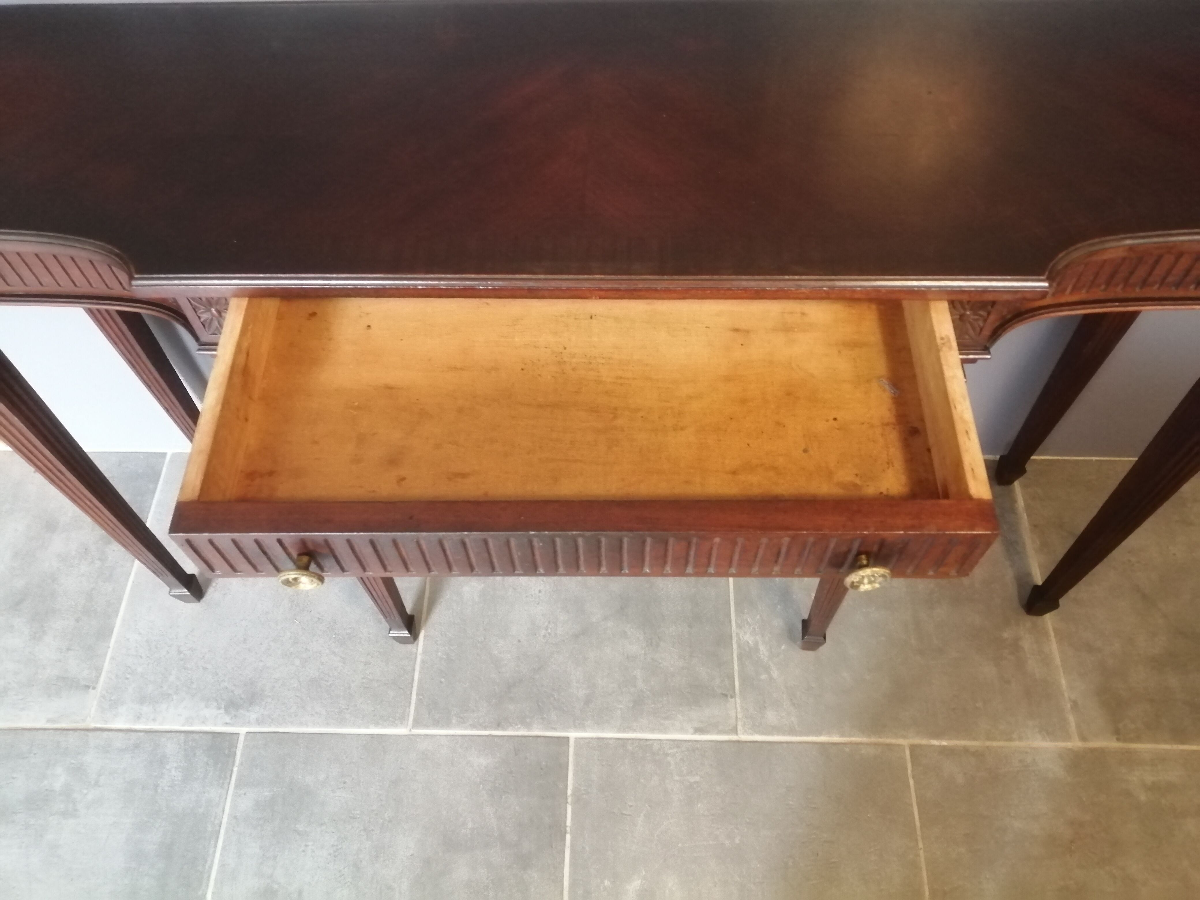 Mahogany console