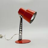 Vintage Targetti Sankey Orange Desk Lamp, Italian 70s Design