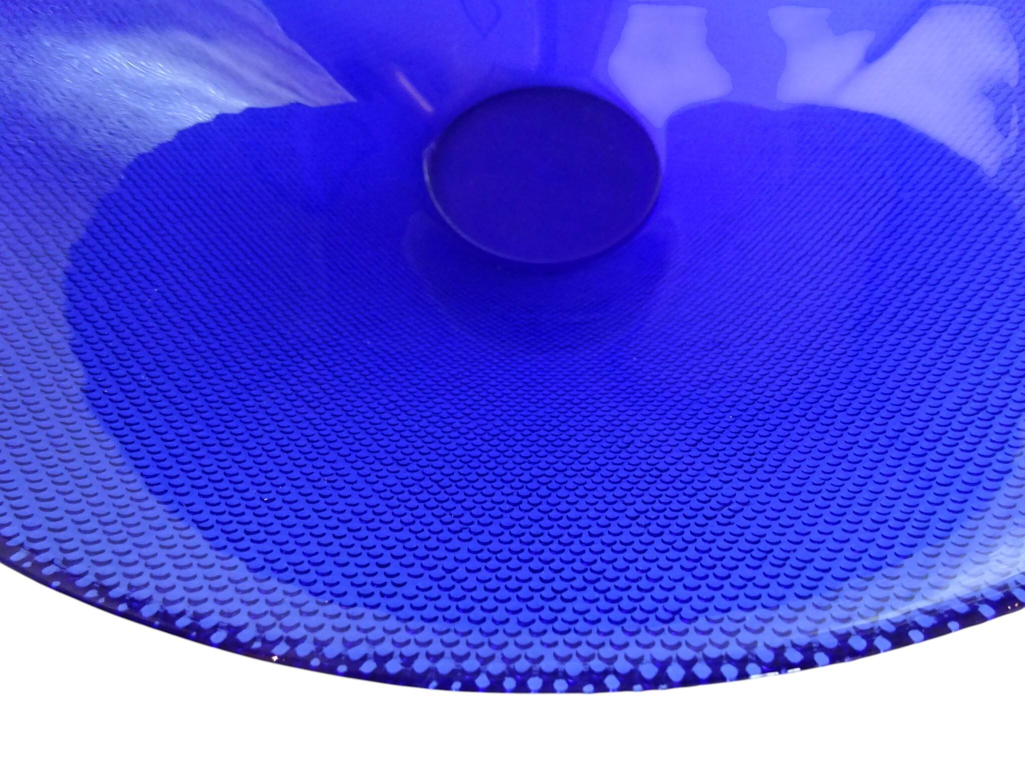 Cobalt blue glass cup