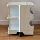 Joe Colombo Boby Off-White Plastic Serving Trolley for Bieffeplast Italy 1968 Space Age