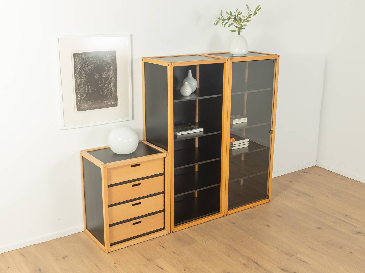 Flötotto Dresser Set, Showcase, Chest of Drawers