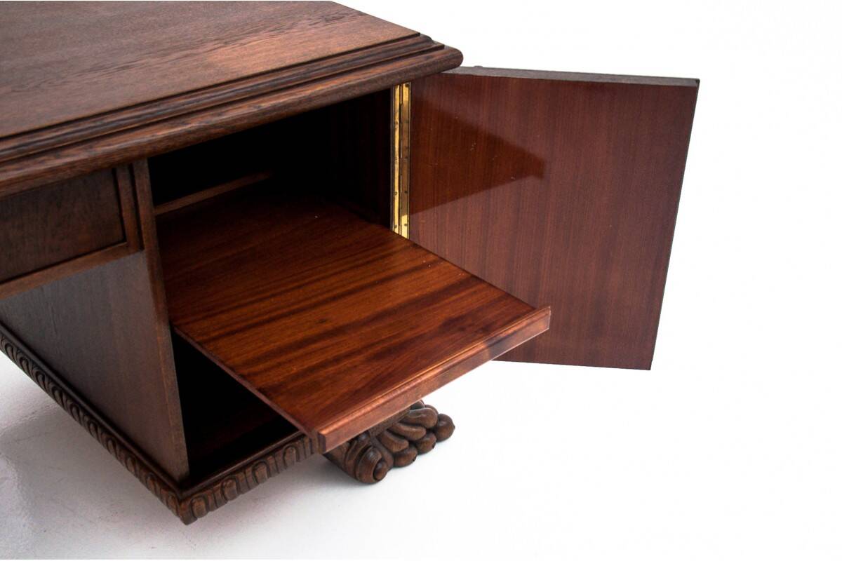 Cabinet set on lion's paws, Germany, early 20th century.