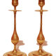Brass candle holders