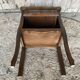Louis XV Style Nightstand Table Wood Drawer + Vintage Case #D936