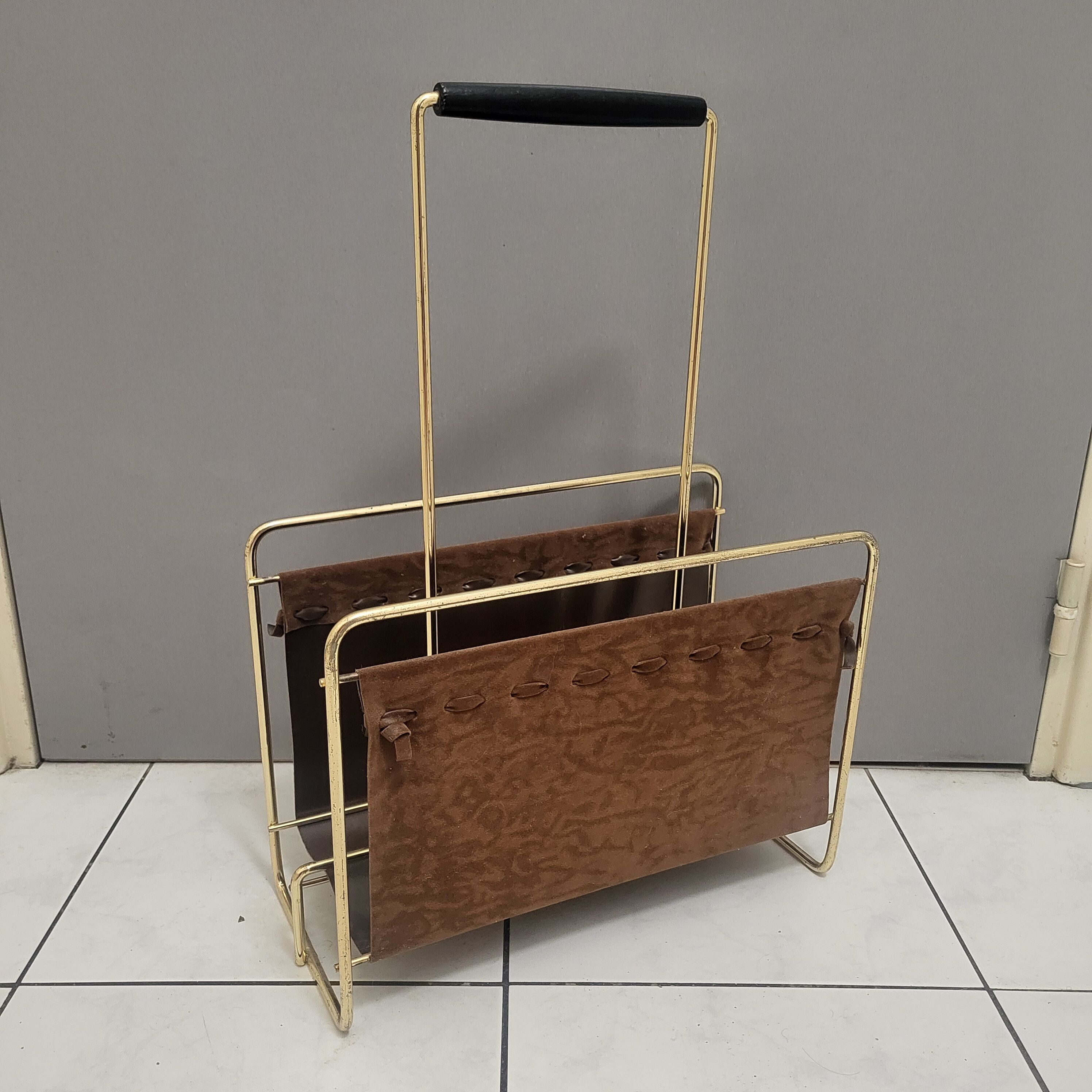 Magazine rack, newspapers, Voss, Germany, 1960s, 70s