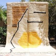 Handmade pure wool rug, size 150 x 250 cm.