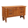 Vintage rustic buffet veneered in oak, Italy, 1950s.